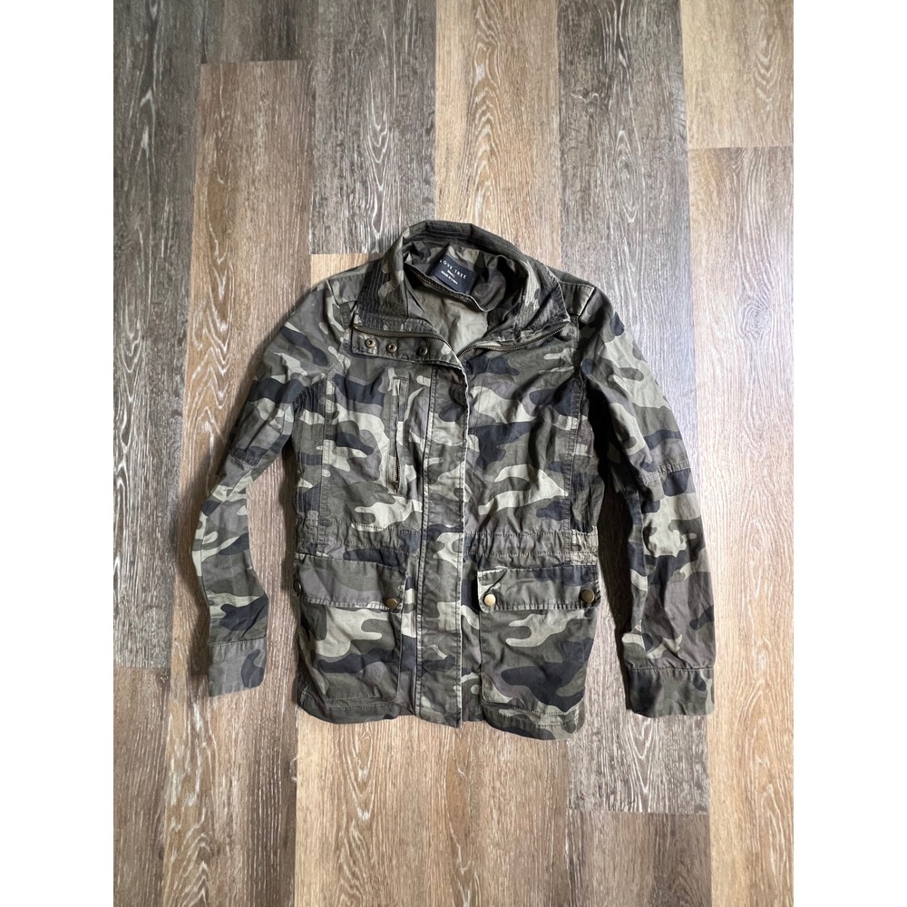 Love Tree Camouflage Field Jacket Womens Small Green Excellent Utility Utility